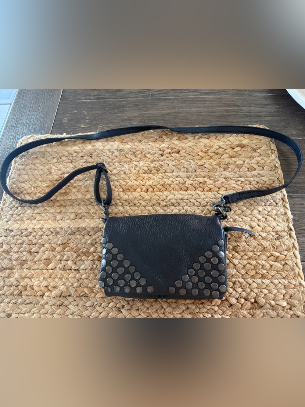Cut n Paste Leather Crossbody Bag